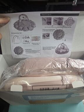 5-in-1 Baby Play Gym, Tummy Time Mat